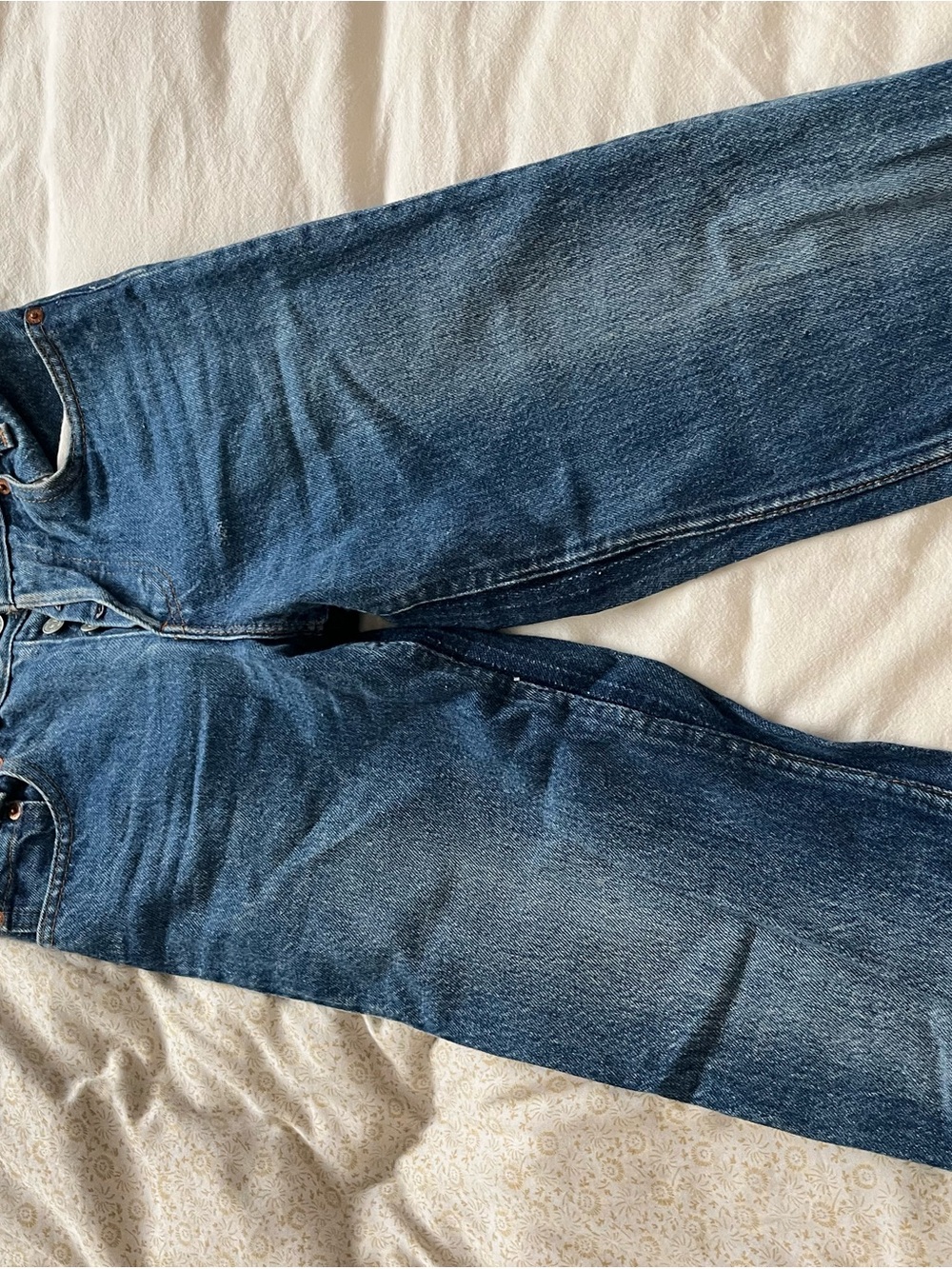 Vintage 701 501 Levi’s. Perfect Blue Denim. Size 25. Original hem. USA - Picture 7 of 13